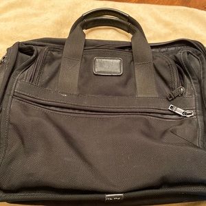TUMI Biefcase Black Canvas